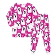 thumbnail image 6 of Gerichy Halloween Graphic Pajamas for Girls Boys Long Sleeve Crew Neck Blouses and Pants Pajama Set 2 Piece Kids Cute Everyday Sleepwear 2T-9T, 6 of 6