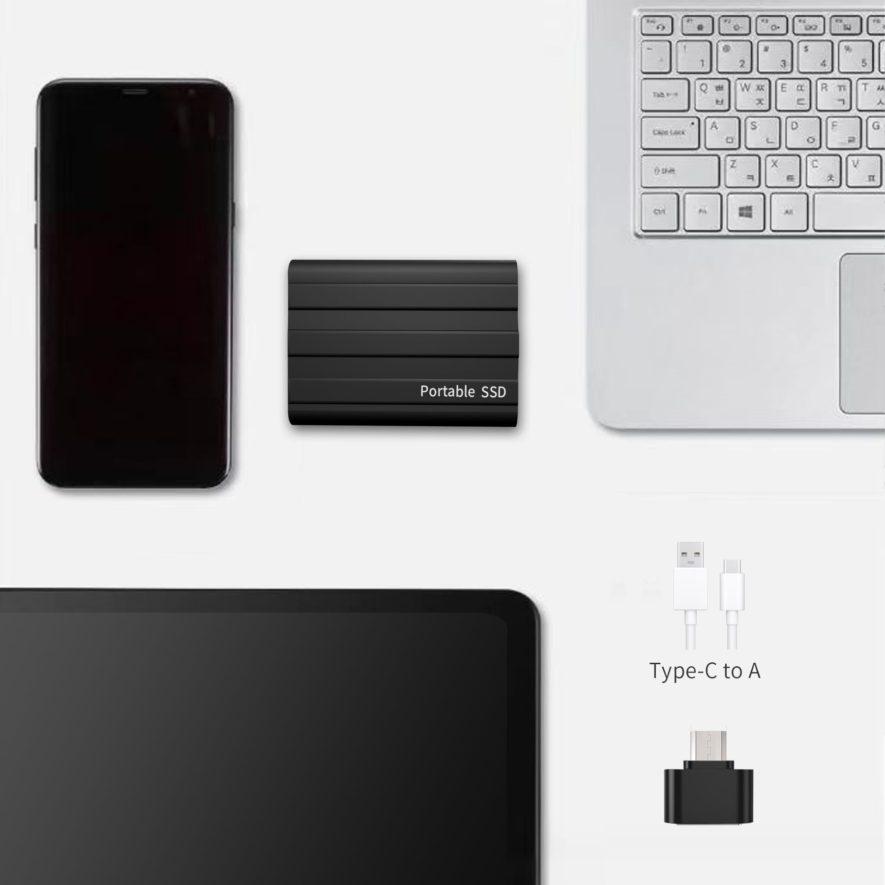 Portable Solid State Drive Storage for Computer, Laptop