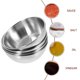 thumbnail image 5 of 4 unids Salsa de Acero Inoxidable Platos Comida Platos de Inmersión Plato Redondo Plato Platillo Aperitivo Platos, 5 of 6