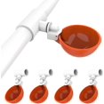 thumbnail image 2 of 5 piezas de bebederos automáticos grandes para pollos con conectores en T de PVC de 1/2" Bebederos para pollos Bebederos para pollos Kit de bebederos para pollos, gansos, pavos y aves de corral, 2 of 2