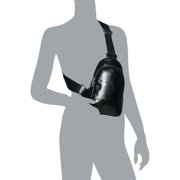 Patricia Nash Leather Marisol Sling Bag BLACK