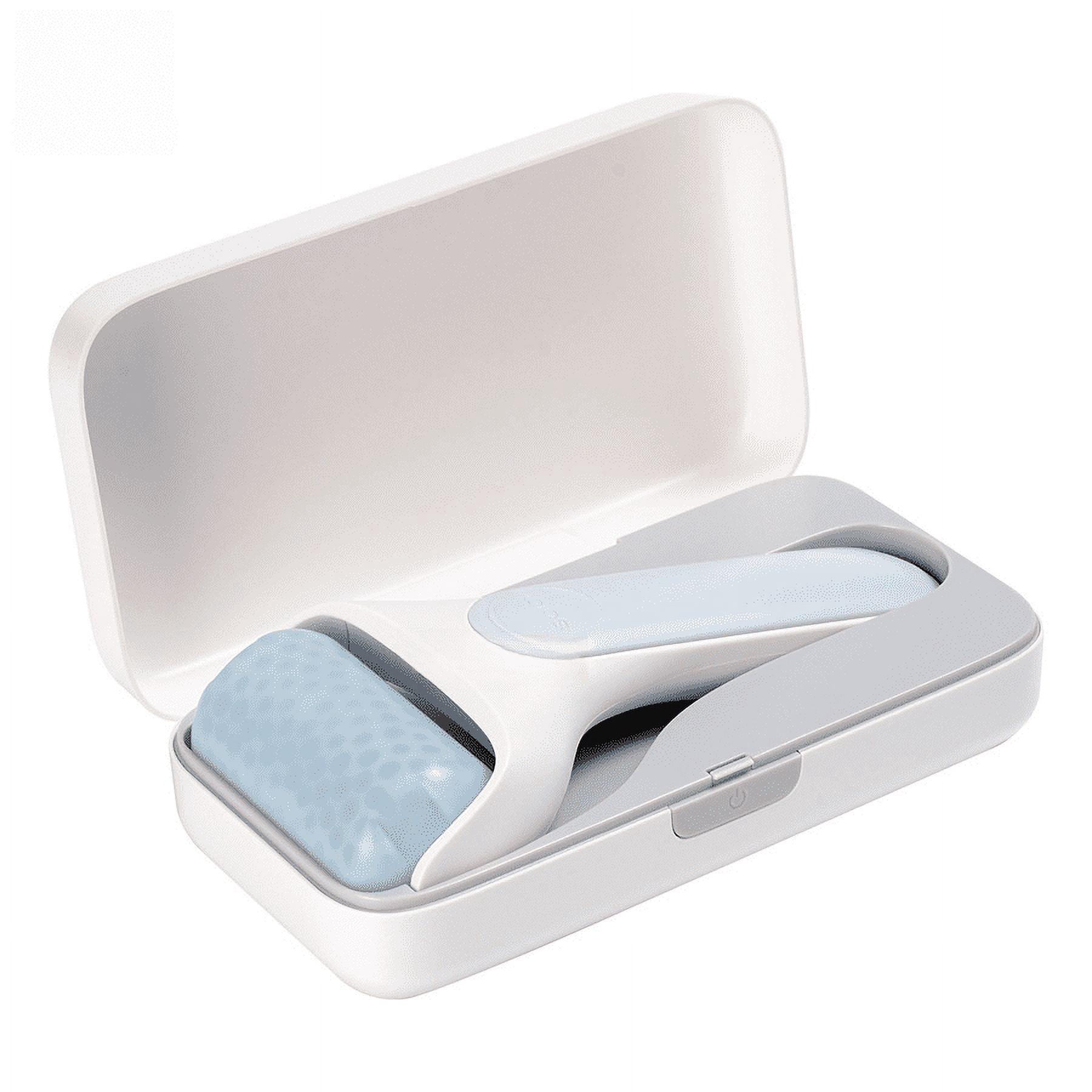 Ice roller beauty tool cold applicator facial ice roller S20 massage ice applicator-blue and white
