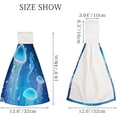 thumbnail image 3 of Hanging Towels 1 Pcs, Dish Towels Magic Jellyfish Absorbent Hand Towels with Hanging Loop Washcloth for Bathroom Kitchen, 3 of 6