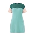 thumbnail image 5 of Fantaslook Summer Color Block Dresses for Women Crewneck Short Sleeve T shirts Dress Ribbed Dresses with Pockets, 5 of 9