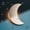 Moon, variant on Floating Cloud Wall Lamp for Baby Nursery | Cute Floating Cloud Lamp for Kids Bedroom | Battery-Operated Hanging Night Lights for Bedroom