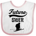 thumbnail image 3 of Inktastic Skiing Future Skier Boys or Girls Baby Bib, 3 of 4