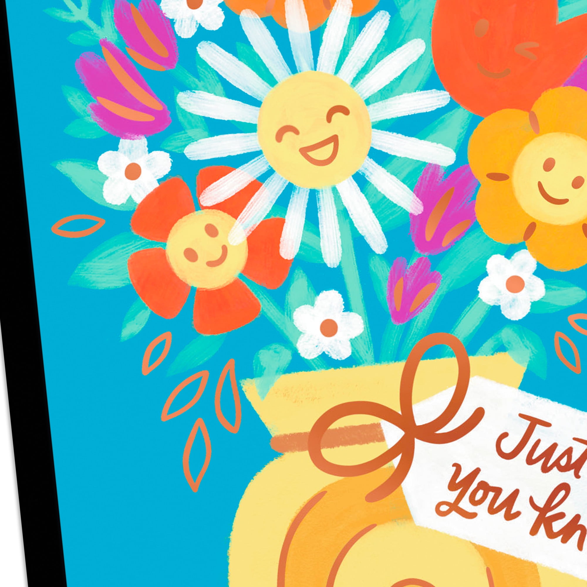 Hallmark and Venmo Thinking of You Card, Birthday, Get Well (Bunch of Good Thoughts Flower Bouquet)