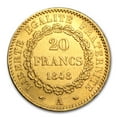 thumbnail image 2 of 1848-1849 France Gold 20 Francs Lucky Angel Avg Circ, 2 of 2