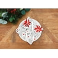 thumbnail image 2 of Poinsettia Christmas Printed Christmas Winter Napkin, 2 of 6