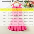thumbnail image 2 of Toddler Girls Skirts Outfit Button Down Smocked Crop Tops Aline Pleated Skirts Party Dressy Casual Outfits Hot Pink, 5 Y, 2 of 7