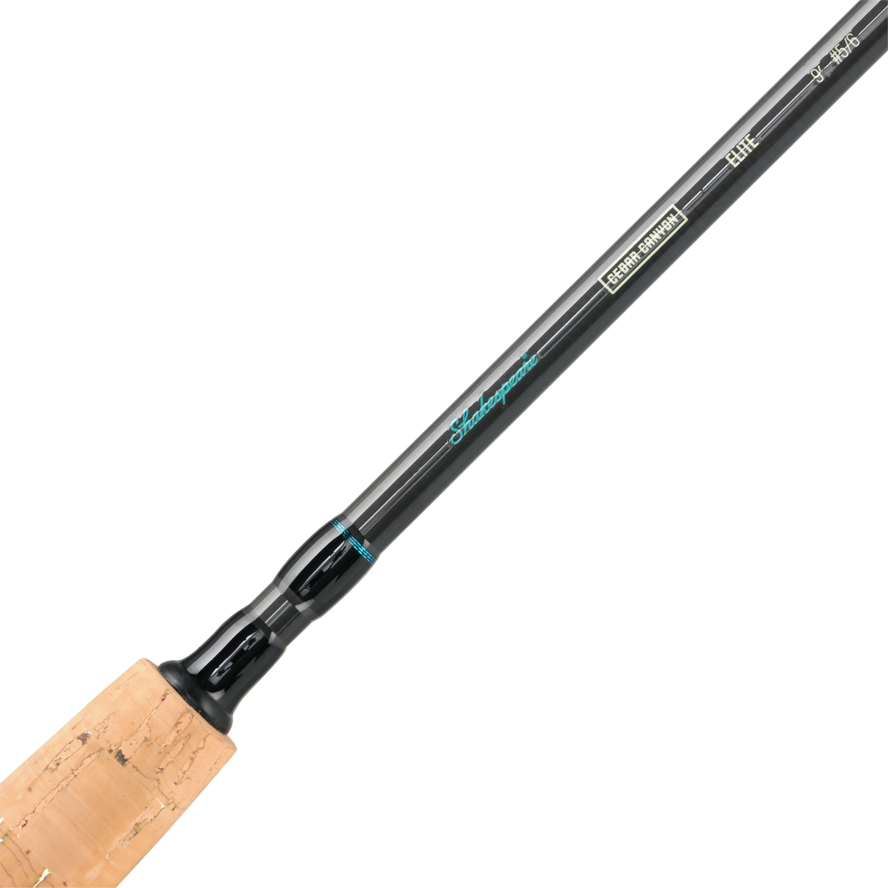 Shakespeare 9' Cedar Canyon Elite Fly Fishing Rod, 5 / 6 wt Line