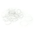thumbnail image 1 of Uxcell Paquete de 1000 Bandas de Goma Elásticas Transparentes de 19 mm x 1 mm para el Hogar y la Oficina, 1 of 5
