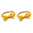 thumbnail image 3 of Collares para Perros Greeniant Pajaritas Decoraciones Cachorro Año Nuevo Punto Amarillo Blanco, 3 of 6