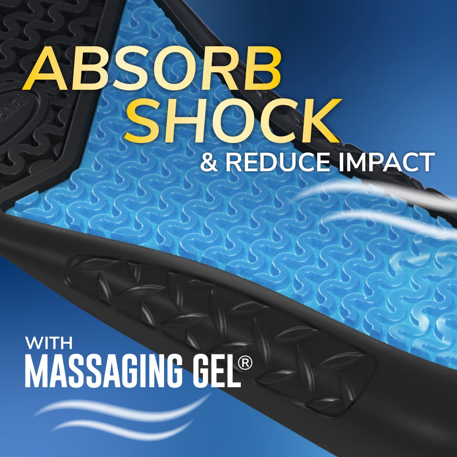 Dr. Scholl's Work Massaging Gel Advanced Insoles for Men, Size 8-14
