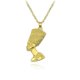 thumbnail image 2 of Collar de la reina egipcia Nefertiti, unisex, color dorado, collares africanos para mujer, joyería de acero inoxidable, regalo del mes de la historia negra - E184-gold-Product co E184-gold, 2 of 4