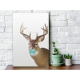 thumbnail image 3 of Awkward Styles Kids Room Decor Deer Blows Blue Bubble Gum Kids Room Canvas Wall Art Nursery Room Digital Collage for Nursery Room Decor Lovely Deer Poster Kids Room Artwork Blue Gum Animal Printed Art, 3 of 7