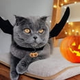 thumbnail image 3 of Alas de murciélago de Gato para decoración de fiesta de Halloween, Collar para cachorro, disfraz de murciélago, lindos accesorios de vestir para cachorro y gato, 3 of 4