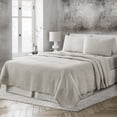 thumbnail image 3 of Native Linum  Linen Bedding Set California King Size 4 Pc Greige - California King, 3 of 5