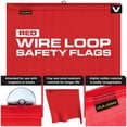 thumbnail image 7 of VULCAN Oversize Load Banners, Flags and Magnets Kit, 2 Stretch Cord Oversize Load Banners, 4 Magnets, 4 Red Flags, 4 Orange Flags, and Bag, 7 of 7