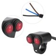 thumbnail image 2 of Herwey 22mm Universal Motorcycle Handlebar Headlight Brake Fog Lights Horn Dual Control Button Switch, Double Control Button Switch, Motorcycle Fog Lights Switch, 2 of 4