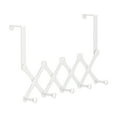 thumbnail image 2 of Retractable Over-the-Door Hanging Rack, No-Drill Adjustable Hook Organizer for Bedroom, Bathroom & Entryway Storage, 2 of 5