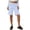 Blue#9053BB, variant on Gauchos for Women Striped Palazzo Culotte Fold Over Waist Women's Bermuda Shorts Flowy Low Rise Bike Shorts Women