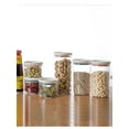 thumbnail image 5 of Liulin 19oz Clear Plastic Jars with Lids, Reusable Moisture-Proof Cylinder Container, Food Grade Storage Jars for Dry Goods, Nuts, Spice, Cookie, Honey, and More, Cake Jars, 5 of 5