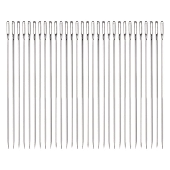 Uxcell Beading Needles 1.6mm Dia Long Straight Sewing Needles 4Inch 30 Pack