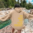 thumbnail image 2 of Women's Letter Print Hoodies Long Sleeved Hoodie With Pockets, 2 of 4