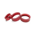 thumbnail image 1 of 3 Pcs Anneaux de Contrôle de Volume Rouge pour Xv Forester 2018-2023 Console Centrale de Voiture K, 1 of 5