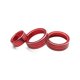 thumbnail image 1 of 3 uds perilla de aire acondicionado Control de volumen cubierta roja anillos embellecedores para Xv Forester 2018-2023 consola central de coche K, 1 of 5