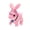 Pink, variant on Realistic Interactive Bunny Toy With Jumping Twitching Shaking Ears, Voice Response Electric Rabbit Companion Toy Made Of Soft Synthetic Materials For Family Daily Entertainment