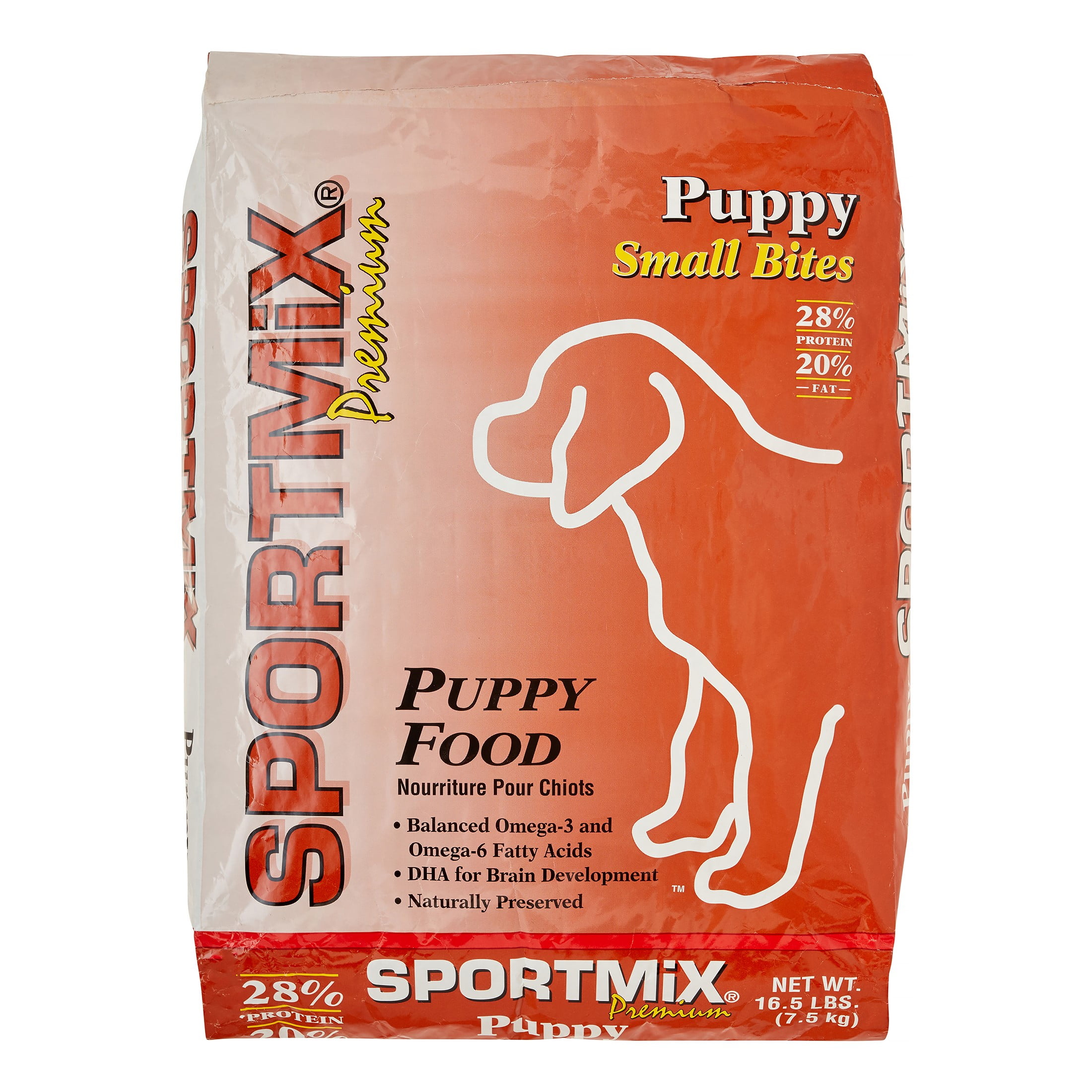 sportmix dog food orange bag