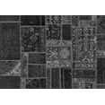 thumbnail image 1 of Ahgly Company Indoor Rectangle Patchwork Gray Transitional Area Rugs, 8' x 12', 1 of 4