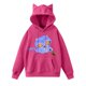 thumbnail image 1 of pop Huntrix Print Cat Ears Hoodie with De-mon Sweatshirt Dem on Hunting Trendy Pullover All-over Print Fashion Casual Long Sleeve Sweatshirt Pullover Casual Streetwear S, 1 of 4