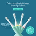 thumbnail image 2 of Frida for Kids Electric Toothbrush for Kids, Soft Bristles, Mint Teal, 1 Count + 1 Replacement Head, 2 of 6