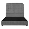 thumbnail image 1 of Recámara Individual Creta Gris Shadow con Cabecera + Box Base Cama, 1 of 8