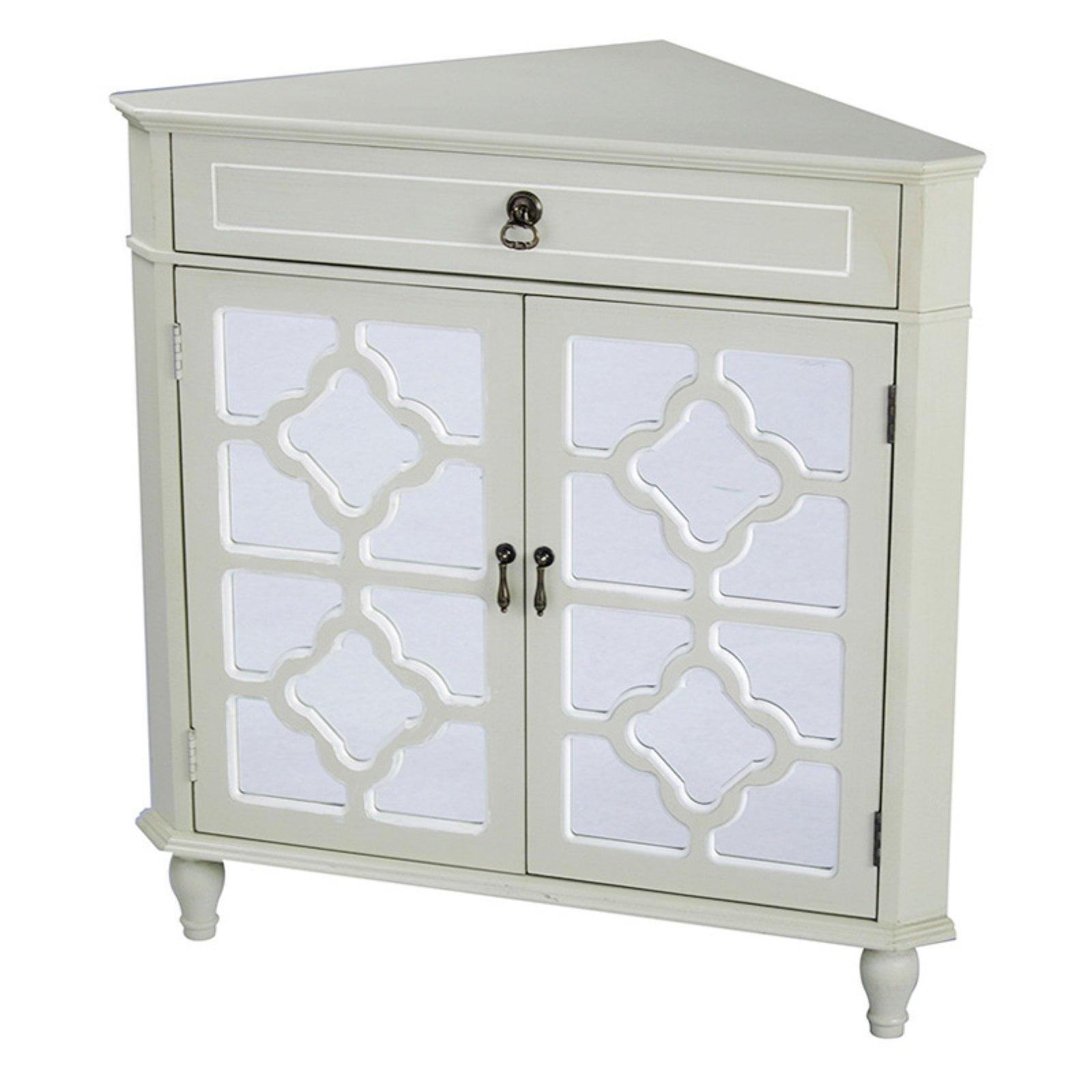 Heather Ann Creations Frasera Quatrefoil Mirror Corner