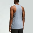 thumbnail image 5 of Yaoyar Mens Workout Tank Tops Quick Dry Athletic Gym Longline Loose Tank Breathable Soft Sleeveless Running Training Vest, 5 of 5