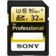 Sony Carte Mémoire Professionnelle SD, 32 Go (SF-32P/T1) – image 1 sur 3