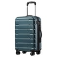 thumbnail image 1 of Luggage Coolife Carry Spinner TSA Lock, puerto USB de 28 pulgadas, verde azulado, 1 of 7