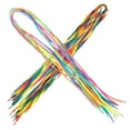 thumbnail image 3 of 10 Paires de Lacets Ronds Colorés Lacets Plats 120cm Dégradé, 3 of 8