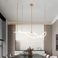 thumbnail image 3 of 4500K 60W Modern Chandelier Hanging Lamp Kitchen Island Lighting Fixture Dining Room Light, 3 of 24