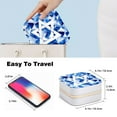 thumbnail image 4 of Mother's Day Flag of Israel Travel Jewelry Box Organizer with Imitation Metal Nylon Zipper, 4 of 6