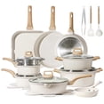 thumbnail image 1 of Juego de utensilios de cocina CAROTE White Granite Induction 22 piezas, 1 of 6