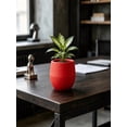 thumbnail image 4 of Mini Colorful Resin Planter Pots, Lightweight Compact Fleshy Plant Containers, Matte Textured Small Plant Vases for Desk Windowsill Indoor Garden Independence Day Greenery Layout Decor, 4 of 6
