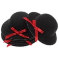 thumbnail image 1 of KAKOWELY mini sombreros con lazo, sombreros en miniatura para manualidades, accesorios para el cabello hechos con botellas de vino., 1 of 4