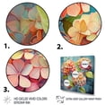 thumbnail image 3 of Designart "Coral Hydrangea curious " Floral Floater Framed Wall Decor, 3 of 7