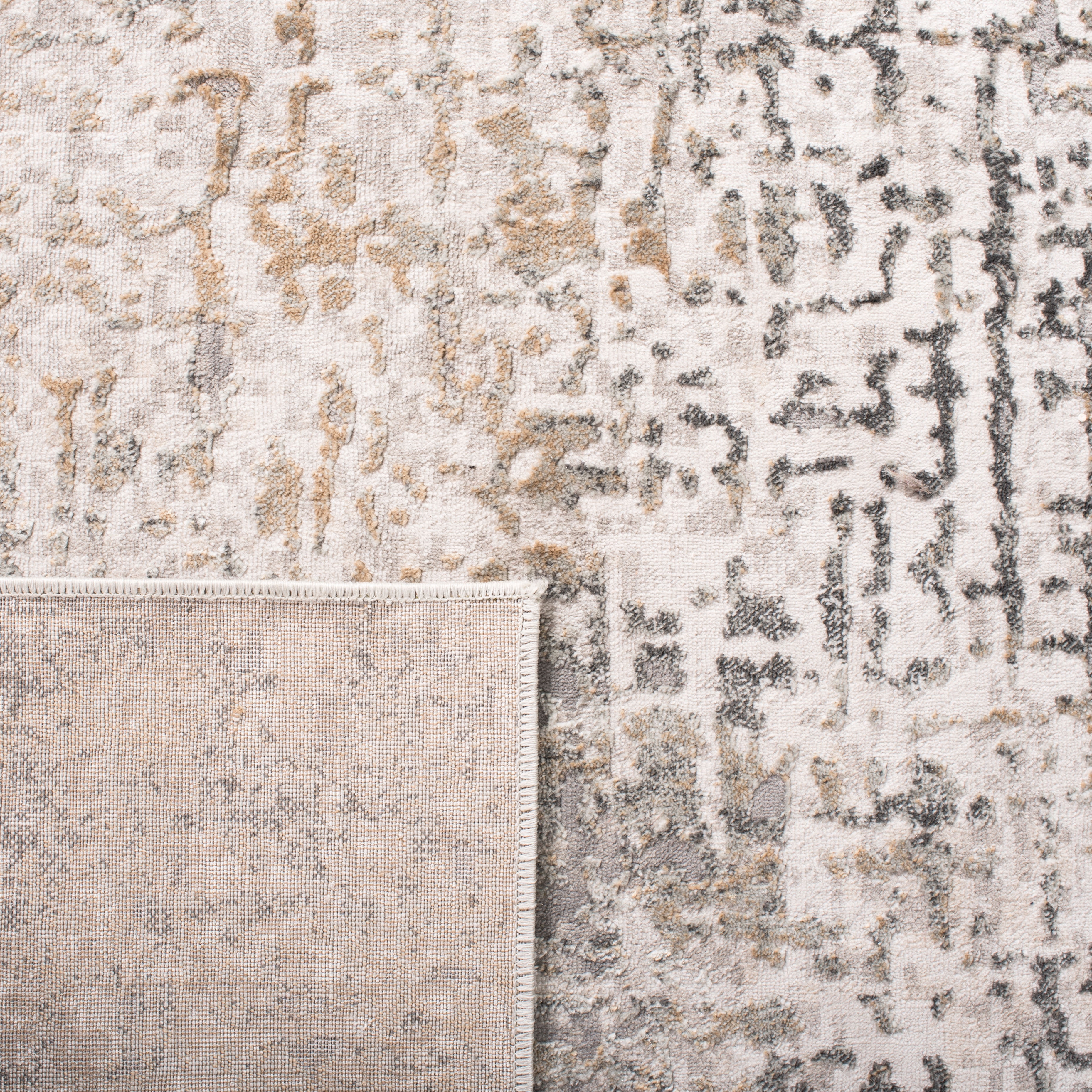 SAFAVIEH Vogue Martha Abstract Area Rug, Beige/Grey, 3' x 5'