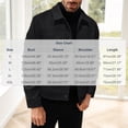 thumbnail image 3 of Hulanddfd Men's Faux Suede Jacket Turn Down Collar Button Down Casual Trucker Coat Fall Winter Outerwear, 3 of 5